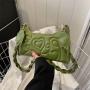 2023 New Pu Women Fashion Handbags Embossing Metal Zipper Wholesale Women Handbags Solid Niche Designer Shoulder Bags