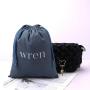 Promotion Custom Logo Printing Cotton Linen Gift Shopping Bag For Handbag Drawstring Muslin Cotton Dust Shoe Pouch