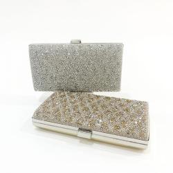 New Diamond Handheld Dinner Bag for Women in Europe and America Retro Luxury Full Diamond Princess Bag Evening Bag
