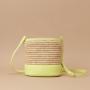 Wholesale Custom Logo High Quality Ladies Straw Handbags Fashion Drawstring Beach Bag Woven Shoulder Strap Womens Bucket Bags