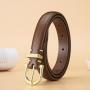 High Quality Genuine Leather Belts Pin Buckle Women Leather Belt Business Waist Belt For Women