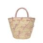 National Style New Hand-Held Bow Straw Bag Hand-Woven Bag Seaside Holiday Beach Shoulder Bag Handbag