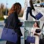 LOVEVOOK PU Leather Work Computer Satchel Bags 15.6 Inch Large Briefcase Bag with USB Charging Port Laptop Tote Bag for Women