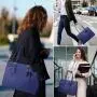 LOVEVOOK PU Leather Work Computer Satchel Bags 15.6 Inch Large Briefcase Bag with USB Charging Port Laptop Tote Bag for Women