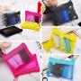 Beauty Makeup Cosmetic Accessories Organizer Pouch Multicolor Small Nylon Mesh Zipper Bags