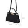 OEM OEM High Quality Pu Leather Womens Handbags Shoulder Bags Custom Genuine Leather Vegan Female Fashion Black Ladies Hand Bags
