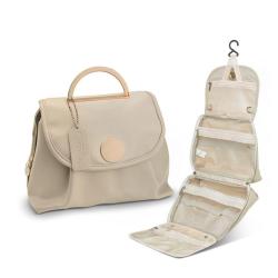 Custom Printed Luxury PU Leather Cosmetic Organizer Hanging Make Up Storage Bag Travel Cosmetic Bags for Girls