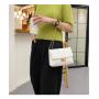 New Simple Fashion Diamond Chain Messenger Shoulder Bag China Wholesale PU Womens Bags Cover Type Lock Cell phone Bag Handbags