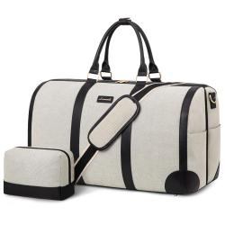 LOVEVOOK lay-flat Design 3pcs/set Travel Duffel Bag Suitcase waterproof Overnight Weekend Outdoor Bag Fashion Travel Bag unisex