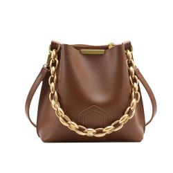 carteras y bolsos de mujer Women Retro Chain Bucket Bag  Crossbody Sling Bags For Girls