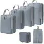 Personalized Durable Lightweight Travel Accessories 9pcs Set Luggage Storage Organizer Clothes Compression Packing Cubes