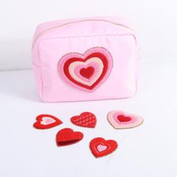 Keymay High Quality Fabrics Various Large Cosmetic Bag Zipper Women Girls Gift Makeup Pouch Makeup Pouch