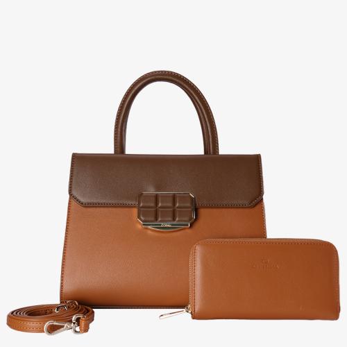 SUSEN  CHRISBELLA Africa Fashion Women Handbags PU Leather Tote Bag Crossbody designer bags women with wallet wholesale