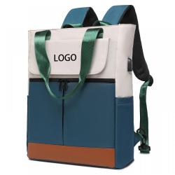 Custom Convertible Computer Backpack Waterproof Casual Daypack For College 15.6 Inch Work Travel Laptop Backpack