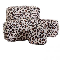 2022 New Arrival Bridesmaid Gift Ideas Custom Designer Toiletry Bags Nylon Waterproof Make Up Bag Leopard Cosmetic bag