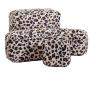 2022 New Arrival Bridesmaid Gift Ideas Custom Designer Toiletry Bags Nylon Waterproof Make Up Bag Leopard Cosmetic bag