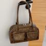 2024 New minimalist and fashionable one shoulder niche large capacity handbag