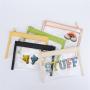 Keymay New Design RTS 10 Colors Summer Portable Waterproof Tpu Make up Bag Cosmetic Pencil Pouch Clear Clutch for Girls