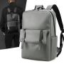 ZWY222 New Men Simple Waterproof PU Shoulder Bag Hot Sale Multi-pocket Laptop Backpack Wholesale Business Travel Student Bag