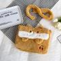 2022 Custom Fashion Cute Cartoon Sling Shoulder Bag Plush Frog Crossbody Bags for Girls