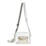 Hot Sale Transparent PVC Women Messenger Bag With Wallet Fashion Clear PVC Crossbody Bag
