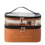 HR234 Ladies Fresh Sweet Makeup Bag Women's Storage Fashion Portable Cosmetic Bag Waterproof PU Travel Pleasant Trip Wash Bag