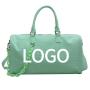 Personalized Designer Single Shoulder Gym Bag With Wet Pocket Shoes Women Pu Leather Luggage Travel Bags