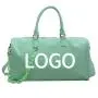 Personalized Designer Single Shoulder Gym Bag With Wet Pocket Shoes Women Pu Leather Luggage Travel Bags