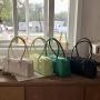 Wholesale Women'S Accessories Bags Nylon Simple Style Pu Leather Handle Design Shoulder Bag Women Hand Bags