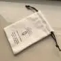 Custom Logo Recyclable Cotton Muslin Drawstring Gift Bag Eco Friendly For Jewellery  Cotton Drawstring Pouch