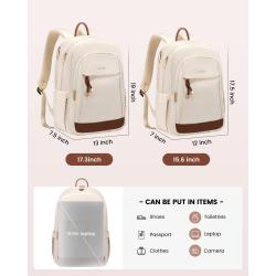 LOVEVOOK wholesale work business Large Computer Bags with Laptop Compartment College travel school laptop backpacks for women