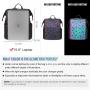 LOVEVOOK fashion luxury design luminous leather back pack school bags women's girls holographic geometric reflective backpack