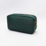Keymay New Arrival Camel Color Nylon Bag Make Up Pouch Cosmetic Bag Chenille Varsity Letter Patch Travel Makeup Bag