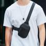 Mobile phone bag for men's fashion niche personality chest bag
