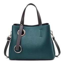 2024 Custom Eyelets Design Vegan Leather Bag Handbag For Women Ladies Fashion
