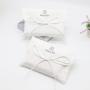 White Cotton Envelope Jewelry Pouch