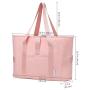 Yoga Tote Bag with Water Bottle Pockets Gym Bag with Yoga Mat Strap Weekender Bags for Women Men Green