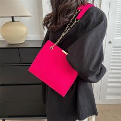 2024 New Brand Crossbody Bag Simple Chain Tote Handbag Single Shoulder Bag Fashionable Popular Designer Bag for Women