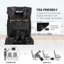 LOVEVOOK Quilted Wide Top Open Teacher Nurse Tote Purse 15.6 Inch Business school bookbag Fashion Laptop Backpack Bags for Women