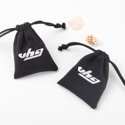 White Suede Microfiber Jewelry Packaging Bag Microfiber Pouch For Packaging