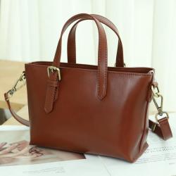 2024 Custom Simple Genuine Leather Purses And Handbags For Fashion Women
