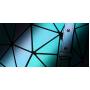 LOVEVOOK Brands Custom logo Pures and Handbags Set Ladies Geometric Luminous Bag Women geometric Handbags