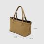 New Wholesale Hand-made Messenger Bag Vintage Pu Suede Leather Shoulder Bag For Women OEM ODM High Capacity Tote Bag With Handle