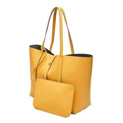 2021 Classic Design Custom Vegan Leather Tote Handbags Chic Fashion Ladies tote Bag Handbag Set