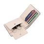 Wholesale Men's Leather Wallet With Coin Pocket Flip Up ID Window RFID Blocking Slim Bifold Credit Card Front Pocket Wallet