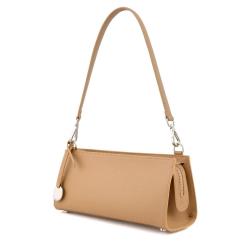 2024  Hot Selling Latest Small Purse Hand Bag For Women Ladies Four Gold Metal Feet Pu Leather Sling Shoulder Bags For Girls