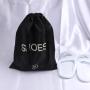Custom Logo Printing 210D Polyester Travel Shoe Dust Packaging Promotion Large Recycled Polyester Clothes Shopping Bag