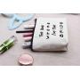 Gelory Girl Makeup Cosmetic Bag Adorable Letter Printed Roomy Makeup Bags Travel Toiletry Bag Accessories Organizer Gifts