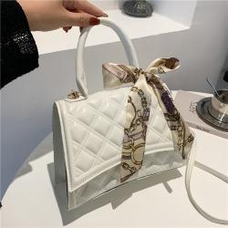 Bowknot Silk Scarf Bag For Women Small Square Bag Simple Western Style Single Shoulder Cross Bag bolsos-para-mujeres-