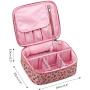 Gelory High Quality Travel Toiletry Bag Organizer Pouches Bags Professional Make Up Storage Box Cosmetic Bags Cases